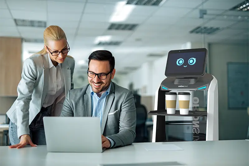 Robot de livraison bureau entreprise