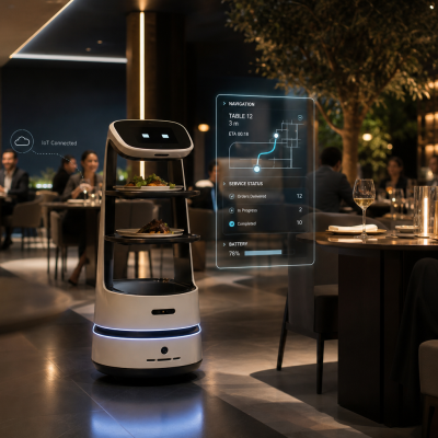 robot-serveur-connecte-ameliorer-experience-client-restaurant